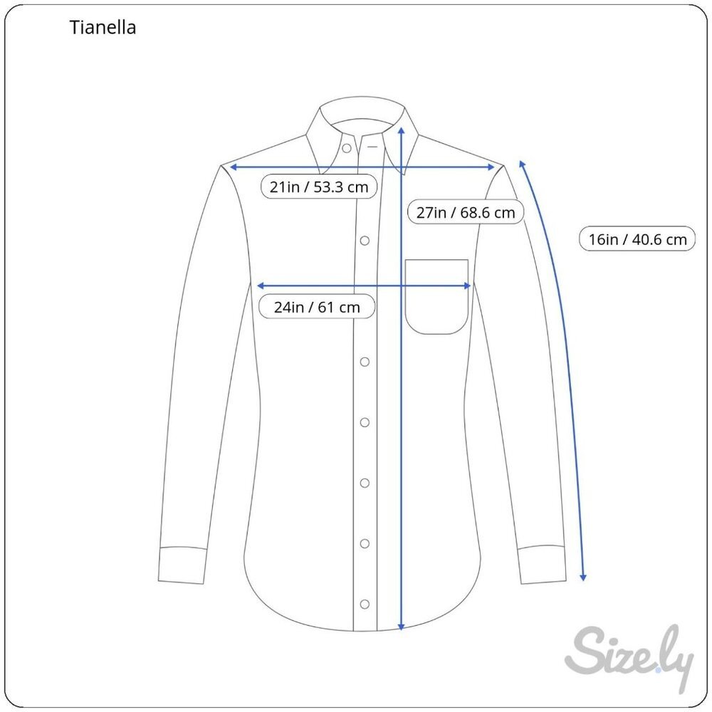 Tianello Artistic Green Patterned Button Down Shi… - image 2